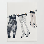 Hang out in laundry room Illu denim Poster Gallery Image 4