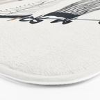 Hang out in laundry room Illu denim Bath Mat Gallery Image 3