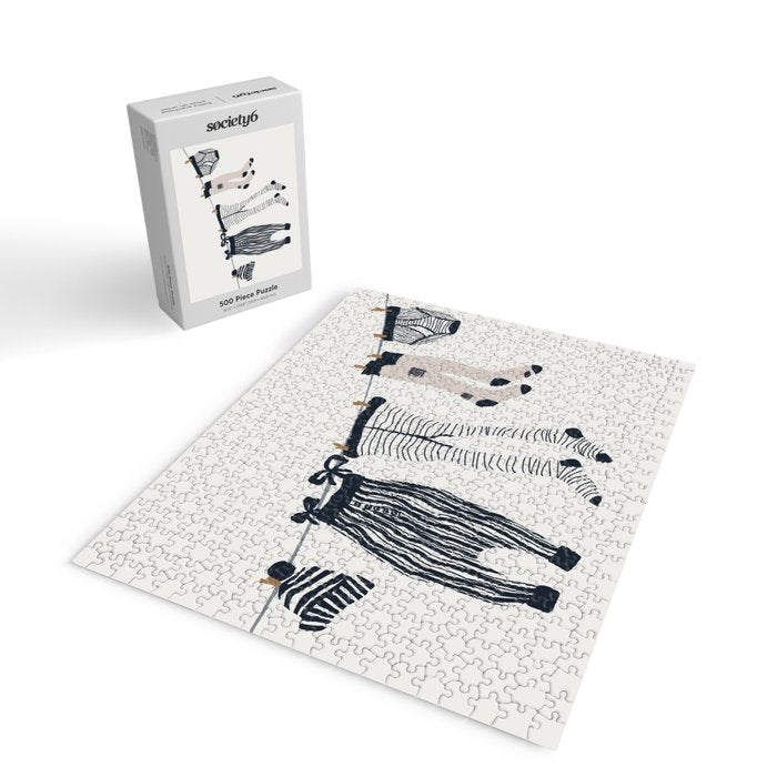 Hang out in laundry room Illu denim Jigsaw Puzzle Gallery Image 2