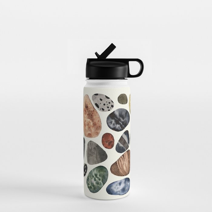  beach pebbles Water Bottle Gallery Image 1