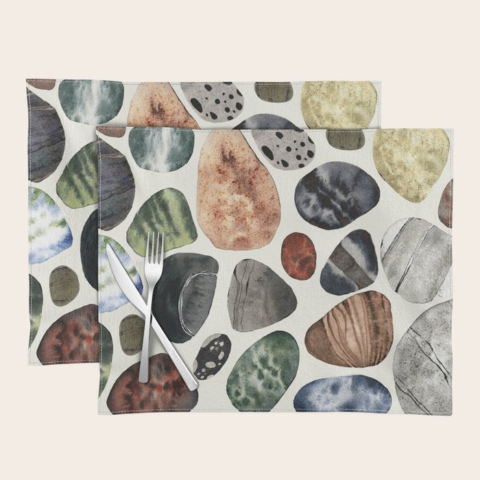  beach pebbles Placemat Gallery Image 1