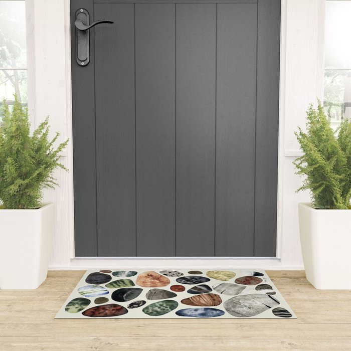  beach pebbles Welcome Mat Gallery Image 3
