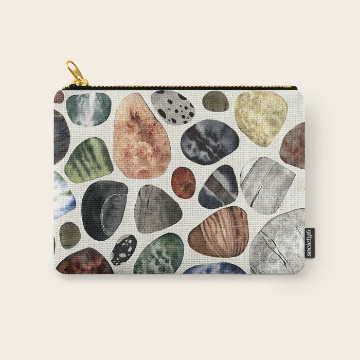  beach pebbles Carry All Pouch Gallery Image 1