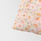 Faded Floral  - pink / citrus Pillow Sham Gallery Image 4