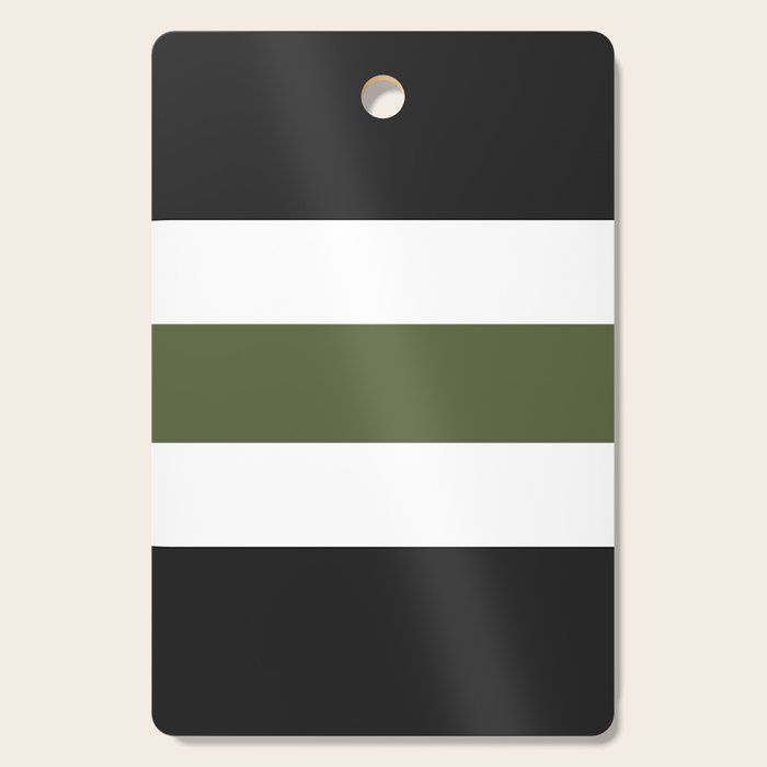 Accent (Black & Moss Green) Cutting Board Gallery Image 1