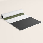 Accent (Black & Moss Green) Yoga Mat Gallery Image 2