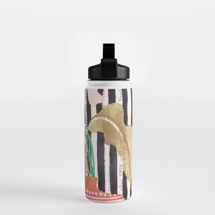 still life  with a vase in modern style, Gouache painting no.13 Water Bottle Gallery Image 2