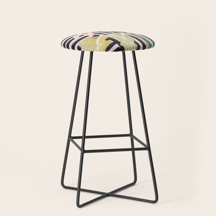 still life  with a vase in modern style, Gouache painting no.13 Stool Gallery Image 1