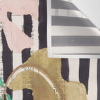 still life  with a vase in modern style, Gouache painting no.13 Wall Tapestry Gallery Image 3