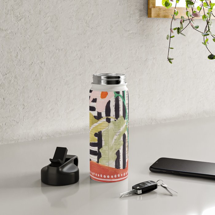 still life  with a vase in modern style, Gouache painting no.13 Water Bottle Gallery Image 5
