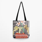 still life  with a vase in modern style, Gouache painting no.13 Tote Bag Gallery Image 2