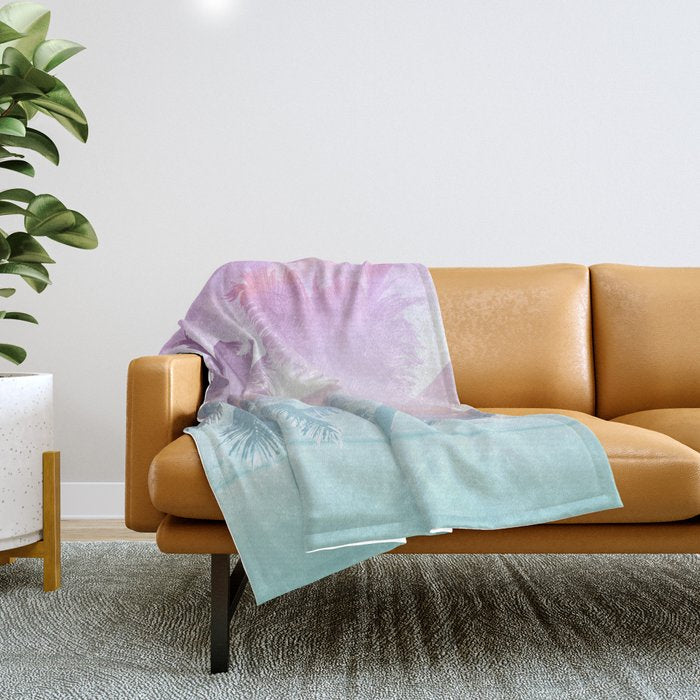 Tropicana seas Throw Blanket Gallery Image 1