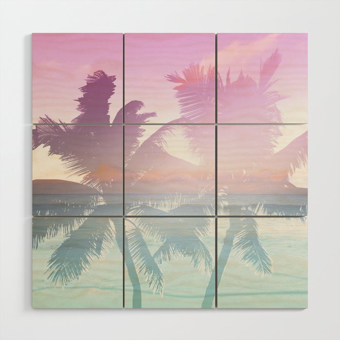 Tropicana seas Wood Wall Art Gallery Image 1