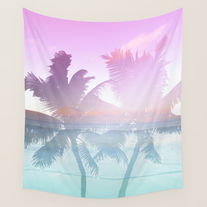 Tropicana seas Wall Tapestry Gallery Image 4