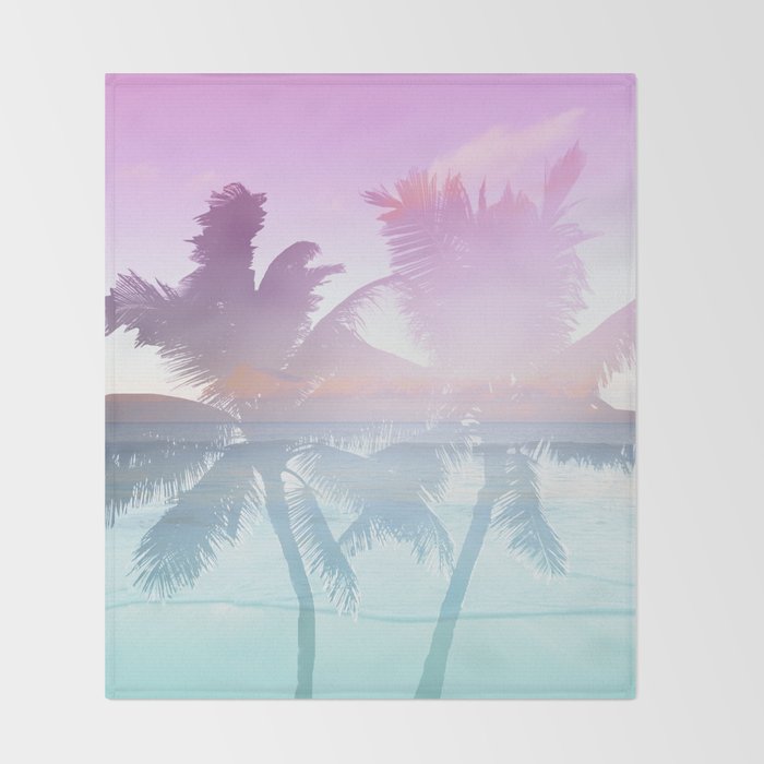 Tropicana seas Throw Blanket Gallery Image 2
