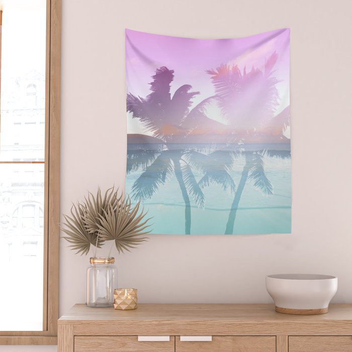Tropicana seas Wall Tapestry Gallery Image 2
