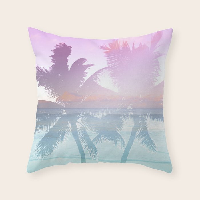 Tropicana seas Throw Pillow Gallery Image 6