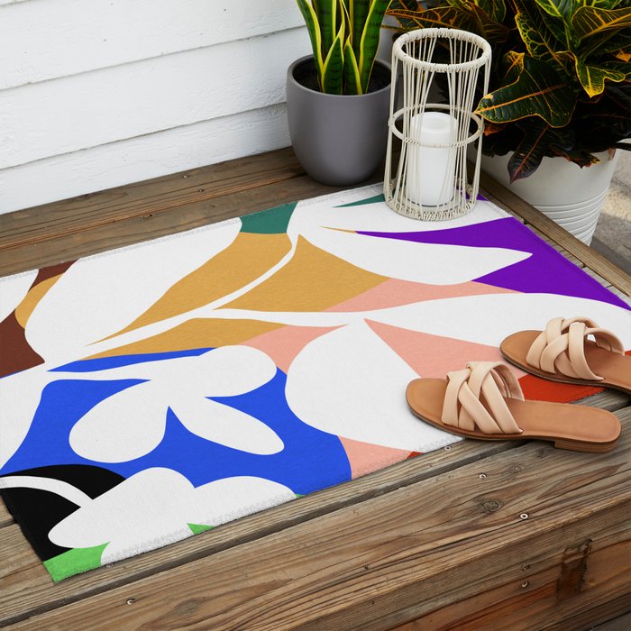 Abstract J009 Outdoor Rug Gallery Image 2
