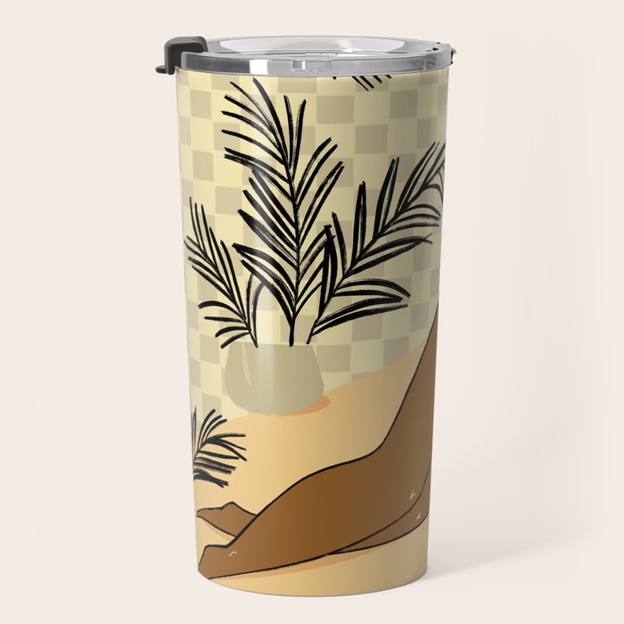  girl on the beach Travel Mug Gallery Image 3