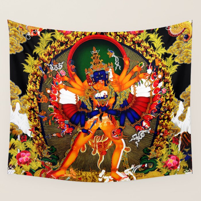 Hindu Kali 12 Wall Tapestry Gallery Image 4