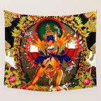 Hindu Kali 12 Wall Tapestry Gallery Image 4