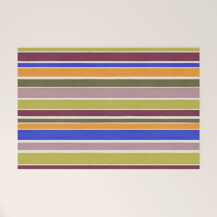 Modern Craft Summer Collection - Roman Stripes Welcome Mat Gallery Image 1