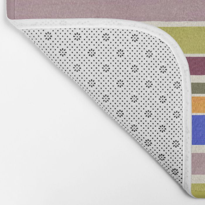 Modern Craft Summer Collection - Roman Stripes Bath Mat Gallery Image 2