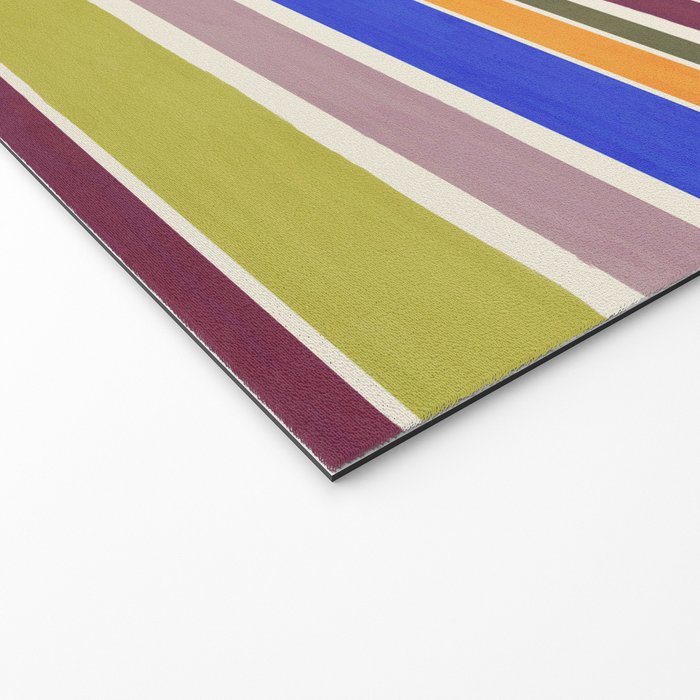Modern Craft Summer Collection - Roman Stripes Welcome Mat Gallery Image 2
