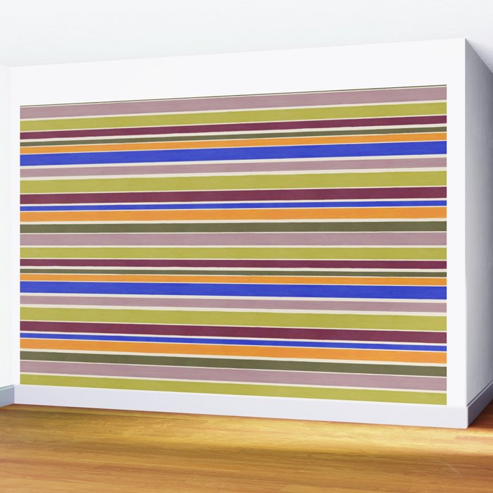 Modern Craft Summer Collection - Roman Stripes Wall Mural Gallery Image 2