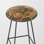Antique Persian Animal Rug Print Stool Gallery Image 2