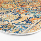 Antique Persian Animal Rug Print Bath Mat Gallery Image 3