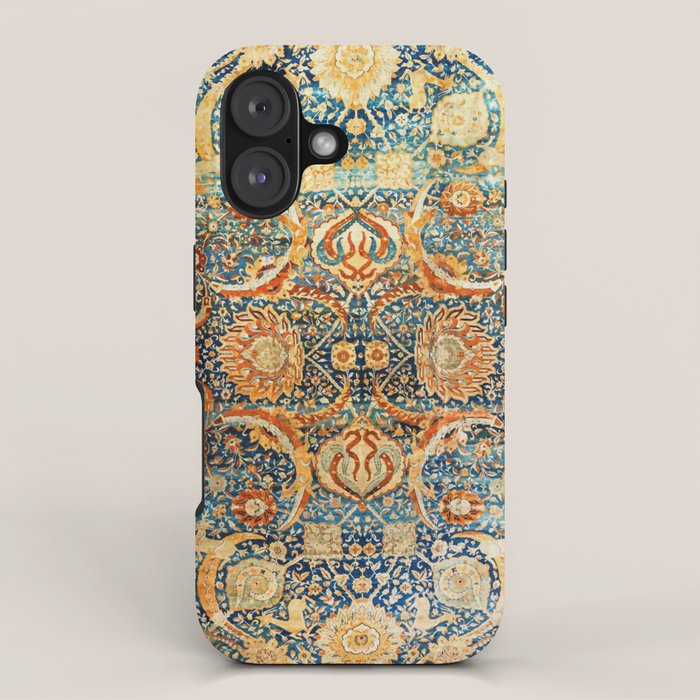 Antique Persian Animal Rug Print iPhone Case Gallery Image 1