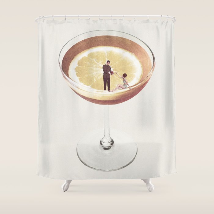 My drink needs a drink Shower Curtain Gallery Image 1