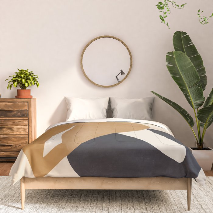 Modern Abstract Shapes 116 Comforter Gallery Image 3