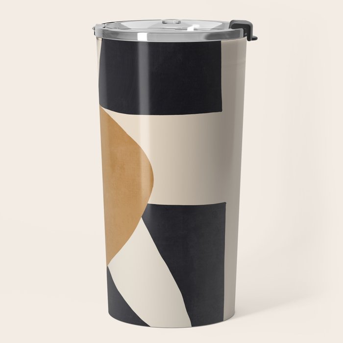 Modern Abstract Shapes 116 Travel Mug Gallery Image 2