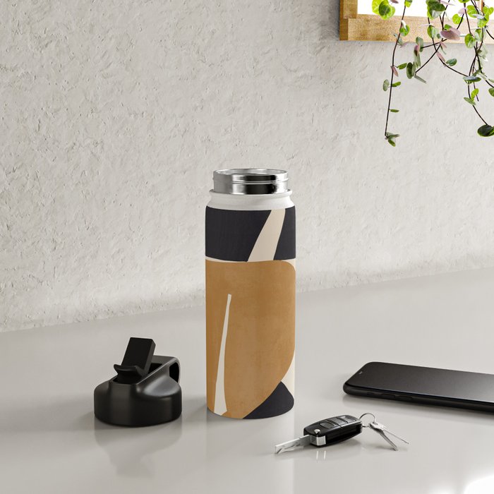 Modern Abstract Shapes 116 Water Bottle Gallery Image 4