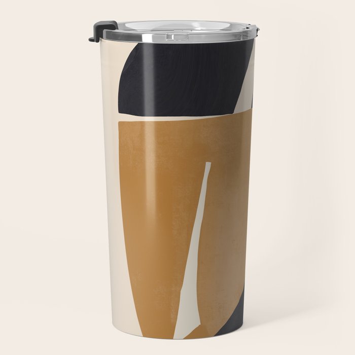 Modern Abstract Shapes 116 Travel Mug Gallery Image 3