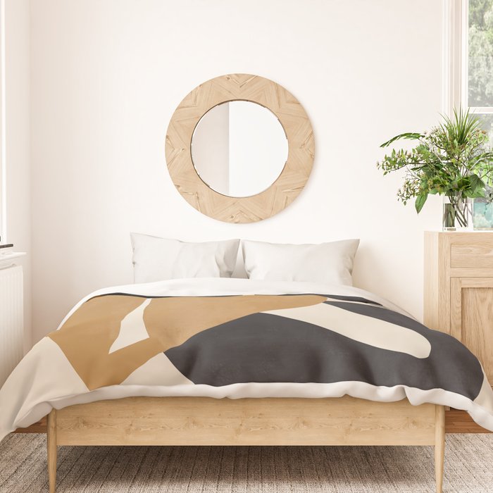 Modern Abstract Shapes 116 Duvet Cover Gallery Image 3