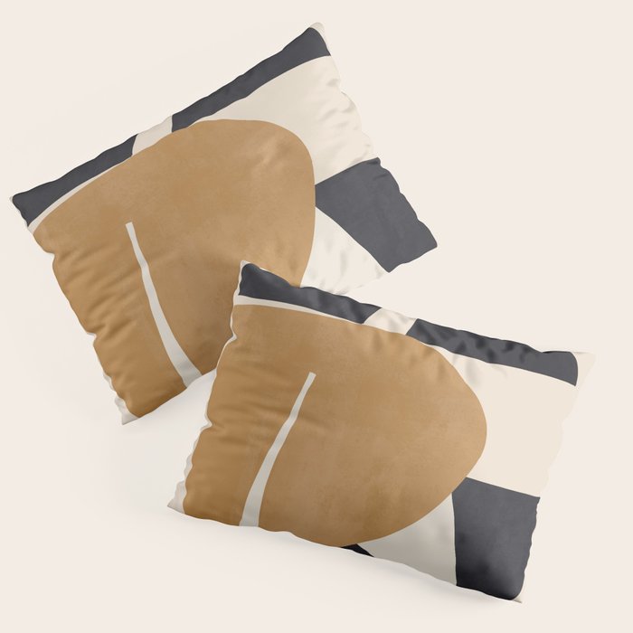 Modern Abstract Shapes 116 Pillow Sham Gallery Image 3