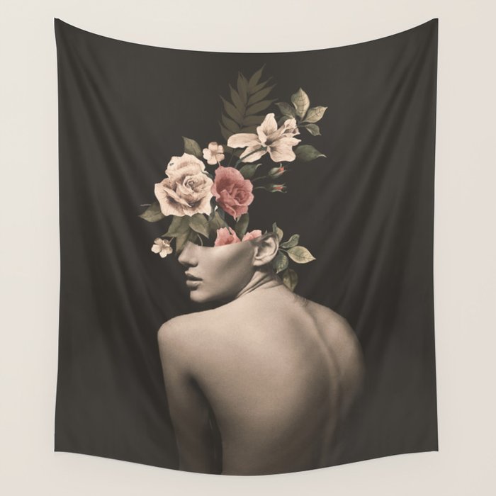 Night Garden 6 Wall Tapestry Gallery Image 4