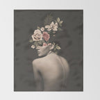 Night Garden 6 Throw Blanket Gallery Image 2