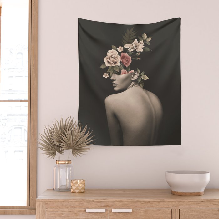 Night Garden 6 Wall Tapestry Gallery Image 2