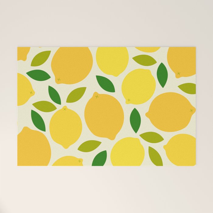 Lemon Welcome Mat Gallery Image 1