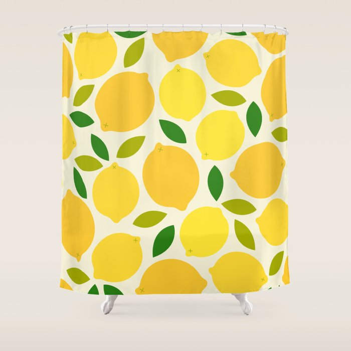 Lemon Shower Curtain Gallery Image 1