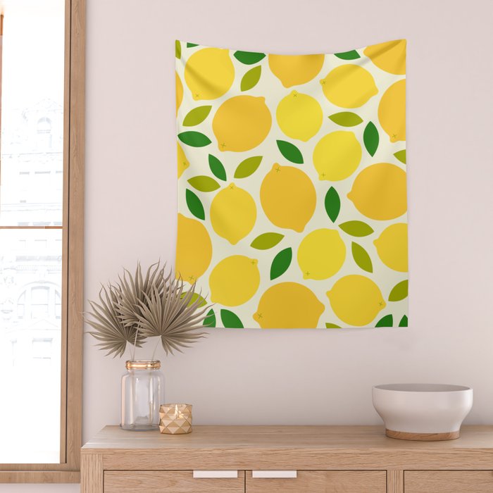 Lemon Wall Tapestry Gallery Image 2