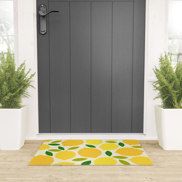 Lemon Welcome Mat Gallery Image 3