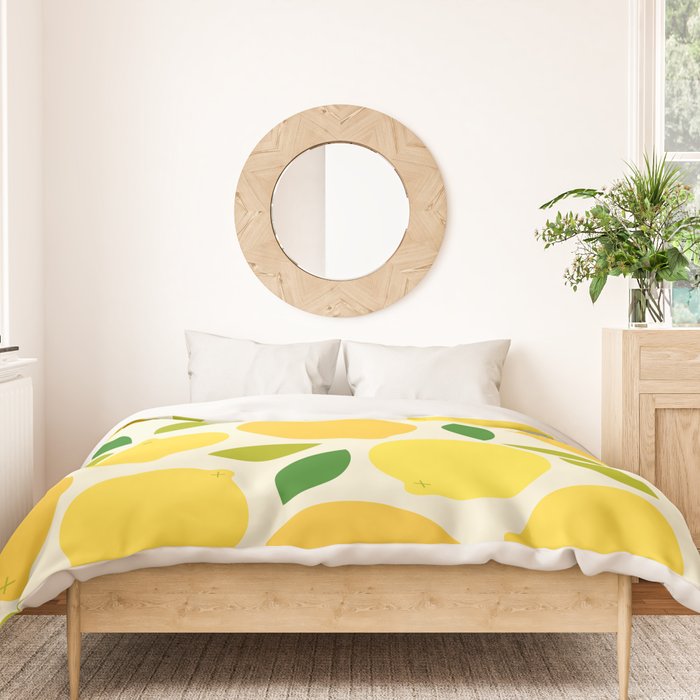Lemon Duvet Cover Gallery Image 3