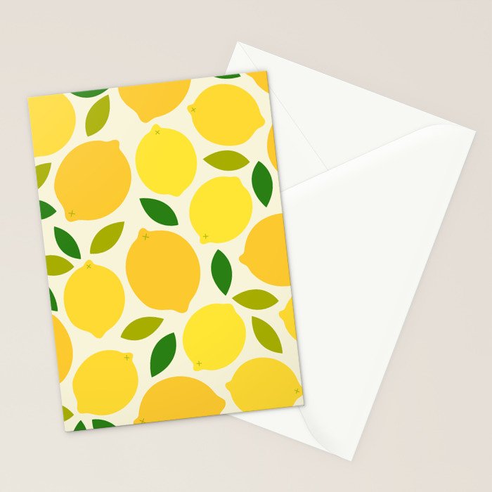 Lemon Stationery Card Gallery Image 2