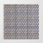 Dark Indigo Stars Wood Wall Art Gallery Image 1