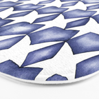 Dark Indigo Stars Bath Mat Gallery Image 3